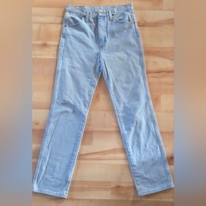 Wrangler Women's Sky Blue Straight Leg Jeans